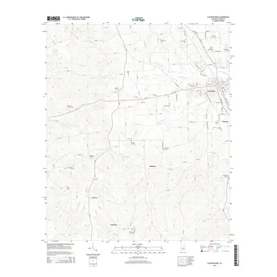 2014 Map of Clanton West, 2014 Print