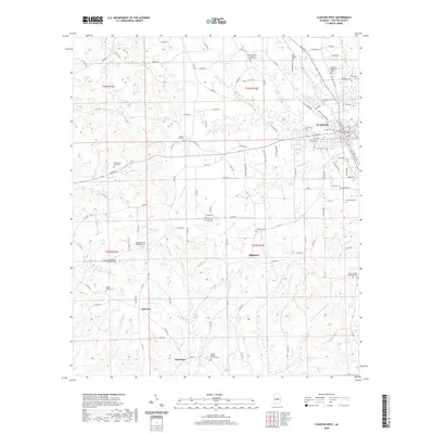 2020 Map of Clanton West, 2020 Print