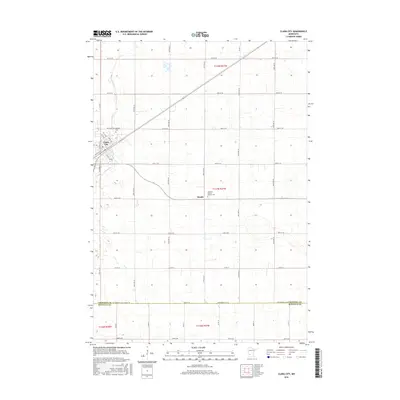 2016 Map of Clara City, 2016 Print