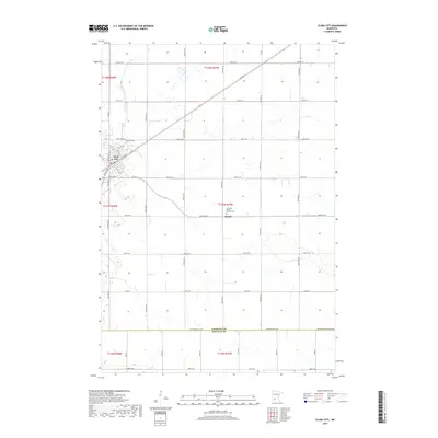 2019 Map of Clara City, 2019 Print