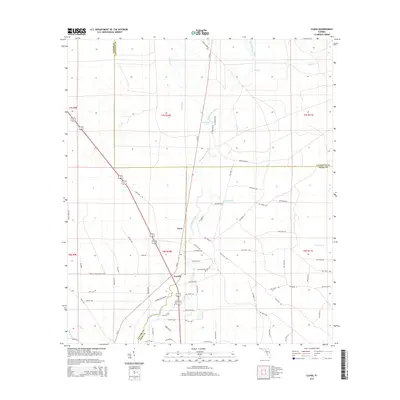 2015 Map of Clara, 2015 Print