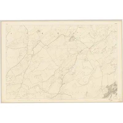 1840 Map of Clare - Sheet 10, 1842 Print