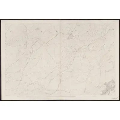 1840 Map of Clare - Sheet 10, 1861 Print