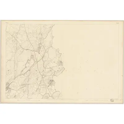 1840 Map of Clare - Sheet 11, 1842 Print