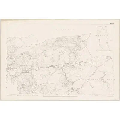 1893 Map of Clare - Sheet 13 &13A, 1898 Print