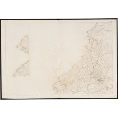 1840 Map of Clare - Sheet 14 [with inset 8A], 1857 Print