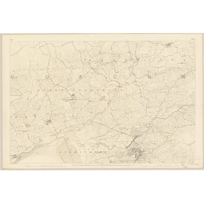 1840 Map of Clare - Sheet 15, 1842 Print