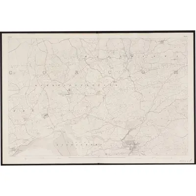1840 Map of Clare - Sheet 15, 1862 Print