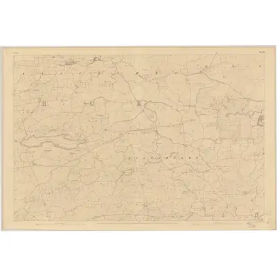 1840 Map of Clare - Sheet 16, 1842 Print