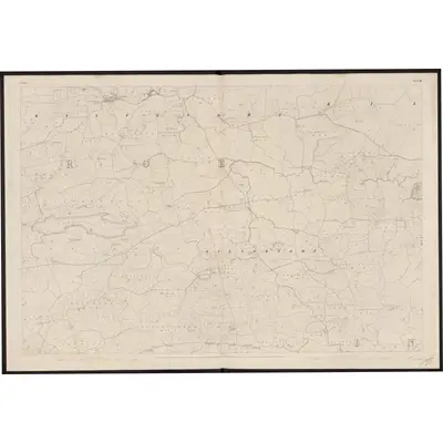 1840 Map of Clare - Sheet 16, 1854 Print