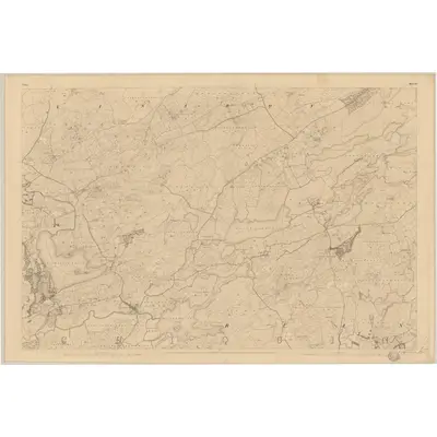 1840 Map of Clare - Sheet 17, 1842 Print