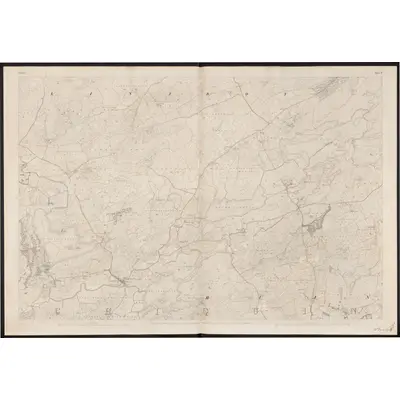 1840 Map of Clare - Sheet 17, 1859 Print