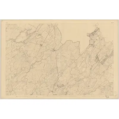1840 Map of Clare - Sheet 18, 1842 Print