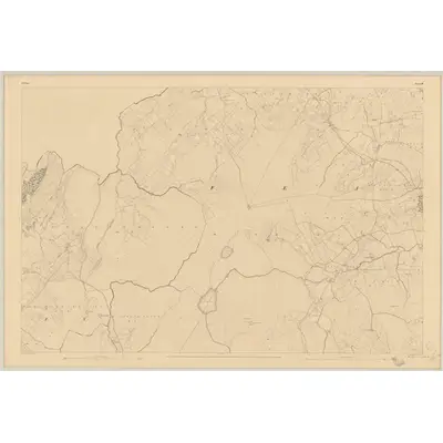 1840 Map of Clare - Sheet 19, 1842 Print