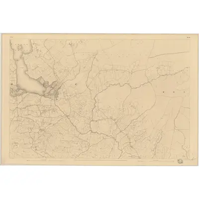1840 Map of Clare - Sheet 20, 1842 Print