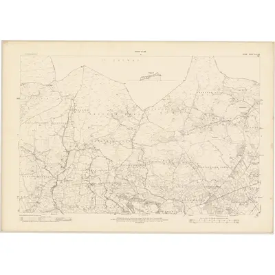 1914 Map of Clare - Sheet 21 & 13A, 1920 Print