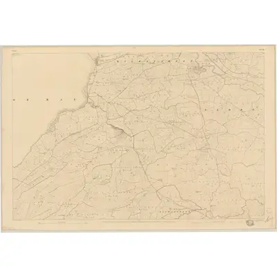 1840 Map of Clare - Sheet 23, 1842 Print