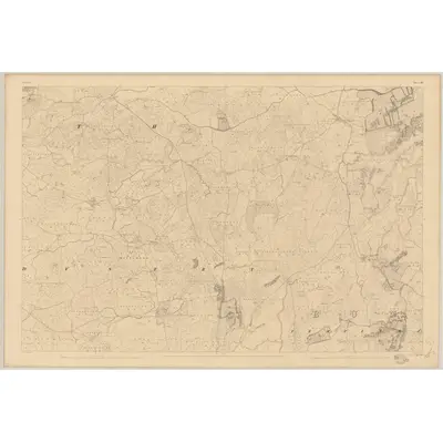 1840 Map of Clare - Sheet 25, 1842 Print