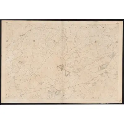 1840 Map of Clare - Sheet 28, 1847 Print