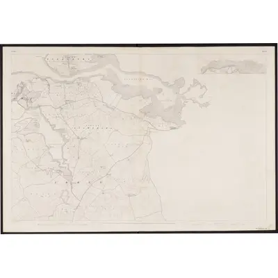 1840 Map of Clare - Sheet 3 [with inset 3A], 1862 Print