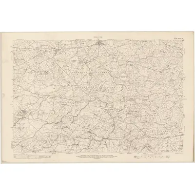 1914 Map of Clare - Sheet 32, 1920 Print