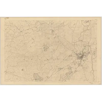 1840 Map of Clare - Sheet 33, 1842 Print