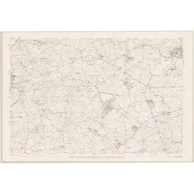 1893 Map of Clare - Sheet 34, 1899 Print