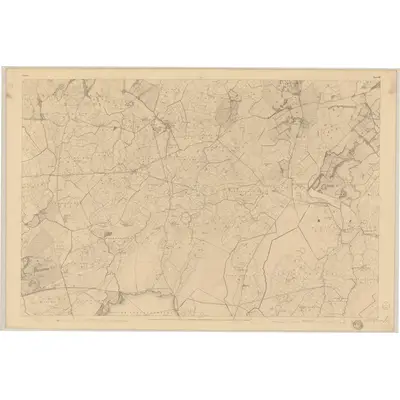 1840 Map of Clare - Sheet 35, 1842 Print