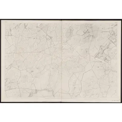 1840 Map of Clare - Sheet 35, 1863 Print