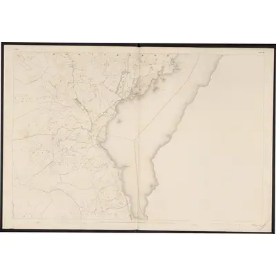 1840 Map of Clare - Sheet 37, 1852 Print