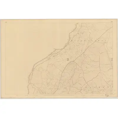 1840 Map of Clare - Sheet 4, 1842 Print
