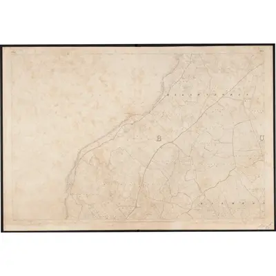1840 Map of Clare - Sheet 4, 1859 Print