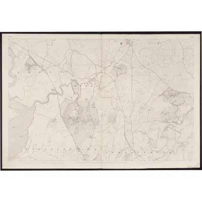 1840 Map of Clare - Sheet 42, 1861 Print