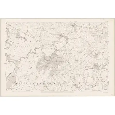 1894 Map of Clare - Sheet 42, 1899 Print