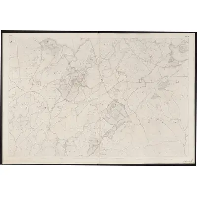 1840 Map of Clare - Sheet 43, 1861 Print