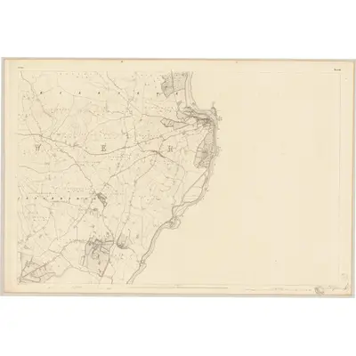 1840 Map of Clare - Sheet 45, 1842 Print