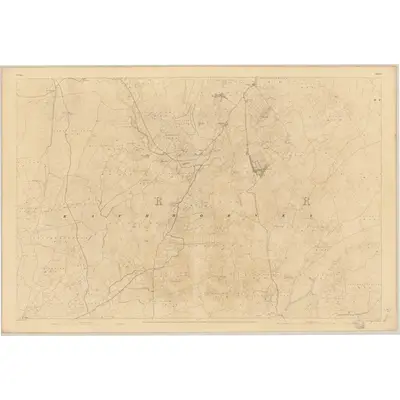 1840 Map of Clare - Sheet 5, 1842 Print