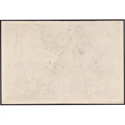1840 Map of Clare - Sheet 5, 1859 Print