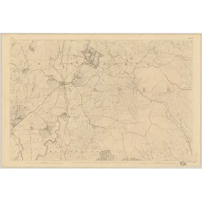 1840 Map of Clare - Sheet 52, 1842 Print