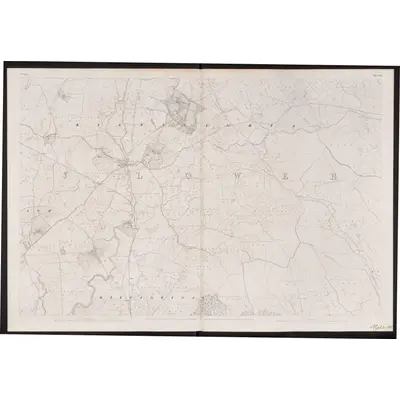 1840 Map of Clare - Sheet 52, 1862 Print