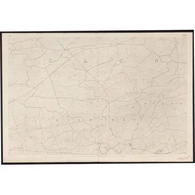 1840 Map of Clare - Sheet 58, 1859 Print