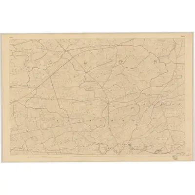 1841 Map of Clare - Sheet 58, 1842 Print