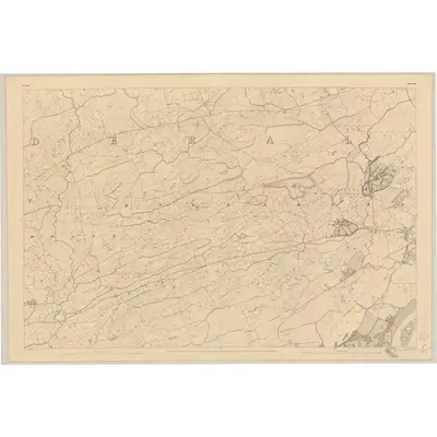 1840 Map of Clare - Sheet 59, 1842 Print