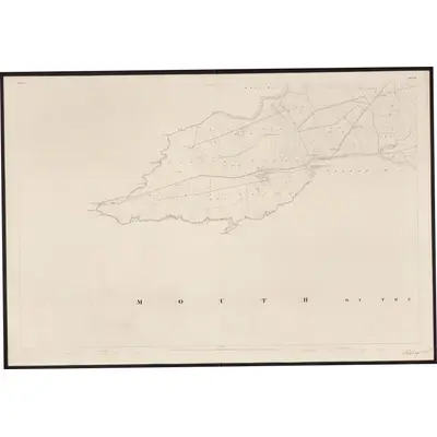 1840 Map of Clare - Sheet 71, 1859 Print