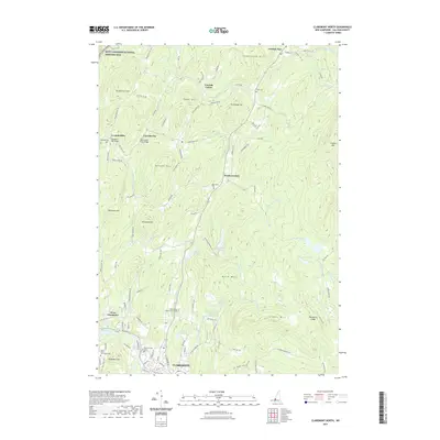 2021 Map of Claremont North, 2021 Print