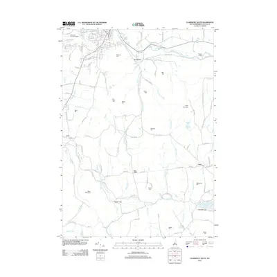 2012 Map of Claremont South, 2012 Print