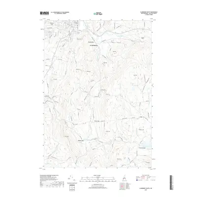 2018 Map of Claremont South, 2018 Print