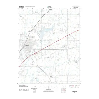 2010 Map of Claremore, 2010 Print