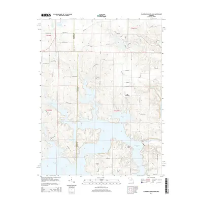 2014 Map of Clarence Cannon Dam, 2014 Print
