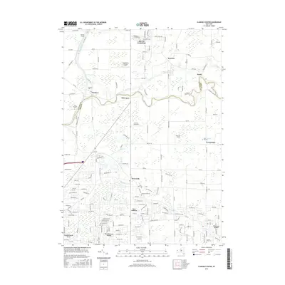 2016 Map of Clarence Center, 2016 Print